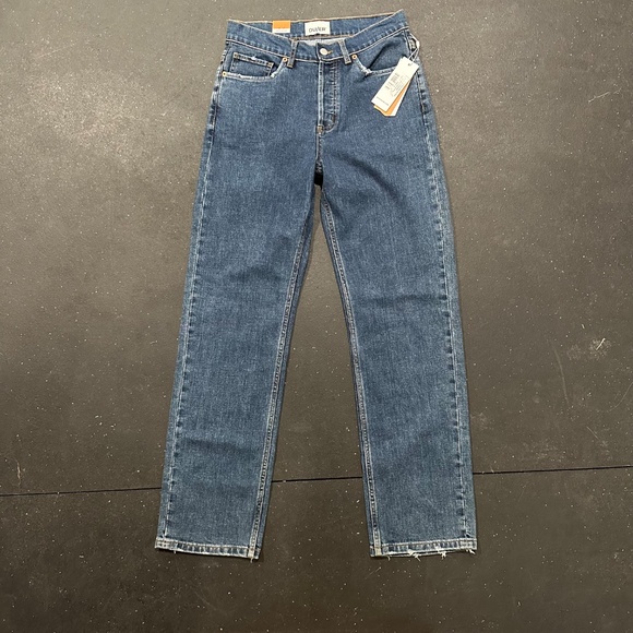 NWT DUER Women's Loose Straight in Medium Blue - Size 27" Waist x 32" Inseam - Picture 11 of 16